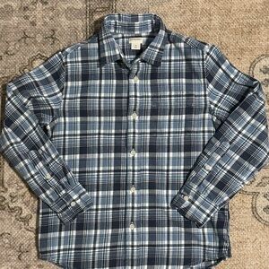 Crewcuts Blue Plaid Flannel Shirt
